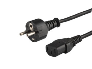 Kabel zasilający Schuko C13 - C5 Savio CL-89 120 cm