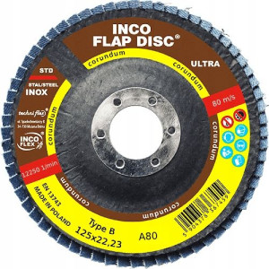 Tarcza Listkowa Lamelkowa Do Stali 125 Mm 80 Inco