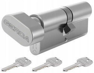 Wkładka Gerda Z Gałką Nikiel Wke1 40g/30 Premium