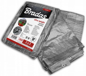 Plandeka Extra Mocna Mrozoodporna 2x3 260g Gruba