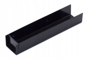 Wspornik Łącznik Ceownik Podmurówki 60x200 Czarny