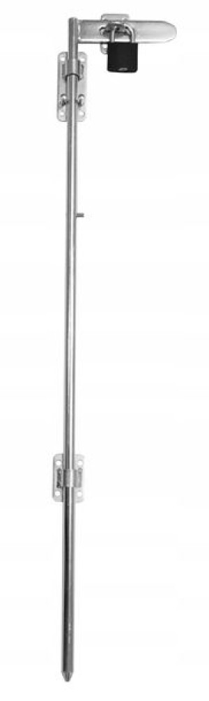 Rygiel Zasuwa Zamknięcie Bramy Ocynk L800 80cm