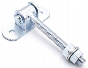 Zawias Regulowany M16 115x40x5 L-130 Brama Furtka