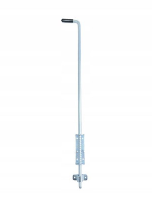 Rygiel Zasuwa Do Bramy Ze Sprężyną Ocynk L800 80cm