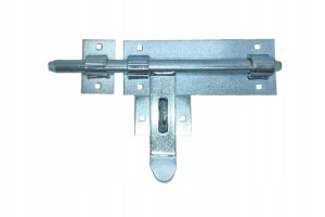 Zasuwa Zamknięcie Rygiel Do Bramy Ocynk L270 27cm