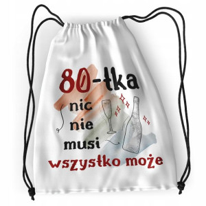 Plecak Urodziny 80 80te Sportowy Szkolny Worek