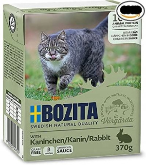 Karma Dla Kota Bozita 4x370g Mokra Z Królikiem