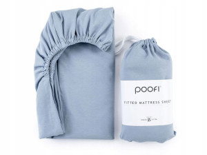 POOFI PRZEŚCIERADŁO Organic 120x60 Dusty Blue
