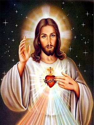 Obraz MALOWANIE PO NUMERACH + RAMA Jezus