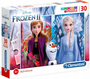 PUZZLE 30 el. Kraina lodu FROZEN 2 Supercolor