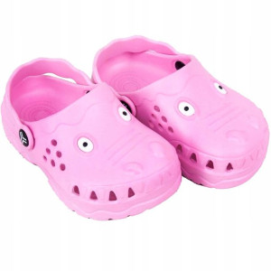 KLAPKI DZIECIĘCE TYP CROCS KROKSY lekkie basen roz