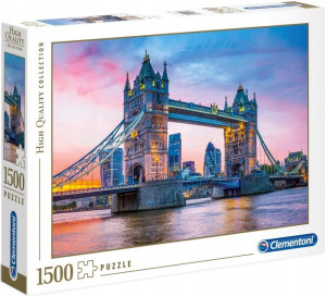 Clementoni PUZZLE 1500 el. HQ TOWER BRIDGE SUNSET