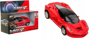 AUTO SPORTOWE Napęd Pull Back METAL MOTORS Racing