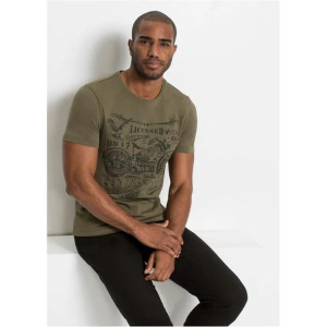 Bonprix Męska Koszulka T-shirt Z Nadrukiem 56-58 979024
