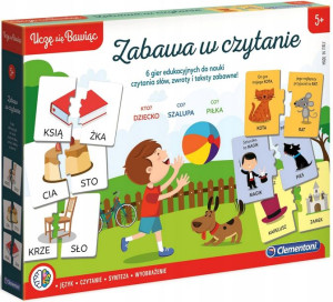 Clementoni Zabawa W Czytanie 6 Gier Nauka Czytania