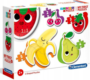 Clementoni Puzzle 4w1 Moje Pierwsze Puzzle Owoce