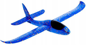 Duży Samolot Styropianowy Szybowiec Rzutka 47 Cm