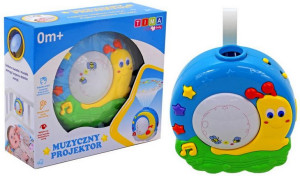 Projektor Pozytywka Lampka 3w1 Ślimaczek Tima