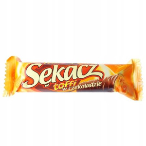 Sękacz Toffi W Czekoladzie Rurka Waflowa 32g
