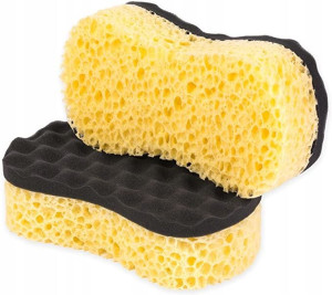 Gąbka Samochodowa Detailingpads Dwustronna Duża