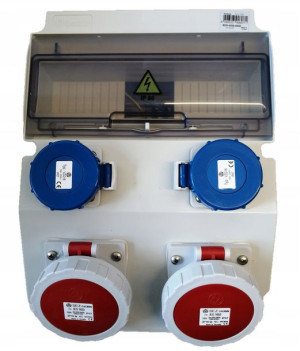 Rozdzielnica Hermetyczna 12m 2x16a 5p 2x230v Ip67