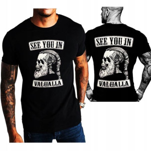 Koszulka męska T-shirt SEE YOU IN VALHALLA 4XL
