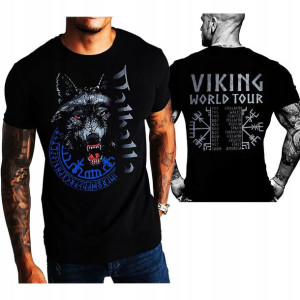 Koszulka męska T-shirt Wolf WIKING bawełna XL