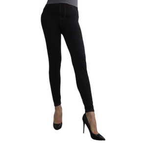 Legginsy Bawełniane Damskie 1 Szt. Kmx - N903 Czarny Xl/xxl