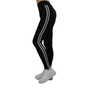 Legginsy Bawełniane Damskie 1 Szt. Xy 7144 Czarny L/xl