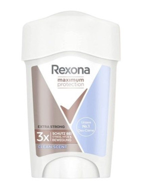 (DE) Rexona Women, Antyperpirant w kremie Maximum Protection Clean Scent po