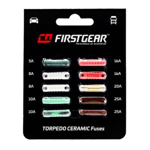 Bezpieczniki Cylindryczne Ceramiczne Firstgear 10x