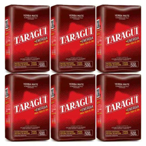 6 x Yerba Mate Taragui Energia 500g