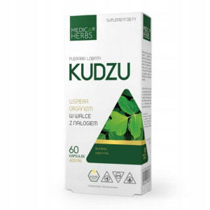 Korzeń Kudzu 600mg Nałóg Detox Palenie Alkohol