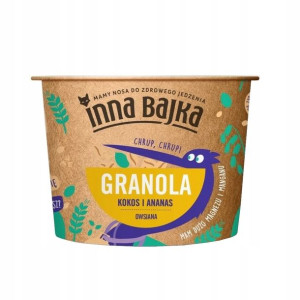 Granola Kokos i Ananas 65g - Inna Bajka