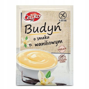 Budyń o Smaku Waniliowym Bez Cukru 40g Celiko