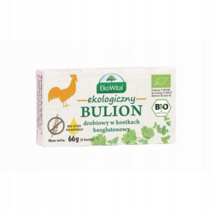 Ekologiczny Bulion Drobiowy w Kostkach BG 66g Eko