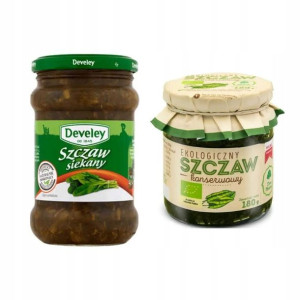Szczaw Siekany 300g Develey + Szczaw EKO 180g Dary