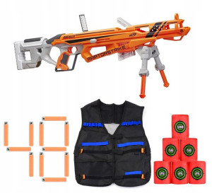 Nerf Snajperka Raptorstrike + Kamizelka +strzałki