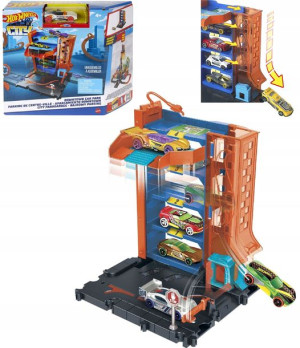 Hot Wheels City Garaż Parking Zestaw Do Rozbudowy