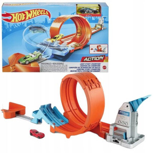 Zestaw Hot Wheels Tor Pętla Kaskaderska+auto Gtv13