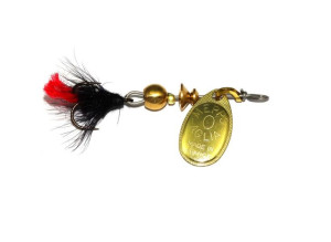 MEPPS AGLIA MOUCHE 0 / 2.5 g złota / czarna mucha