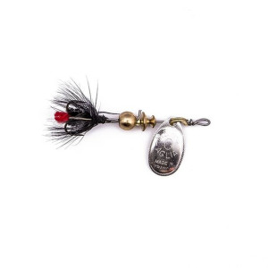 MEPPS AGLIA MOUCHE 0 / 2.5 g srebrna / czarna mucha