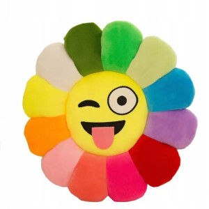 Poduszka ozdobna KWIATEK uśmiech 36cm Maskotka