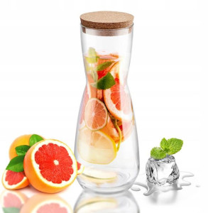 Karafka z Korkiem na Wodę Sok Lemoniadę 1100 ml