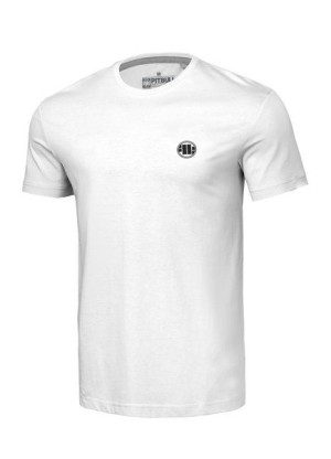 Koszulka męska Pit Bull West Coast Small Logo 140 Biała