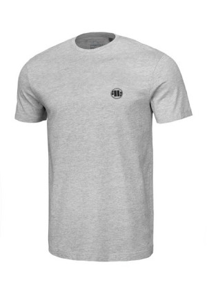 Koszulka męska Pit Bull West Coast Small Logo 140 Szara