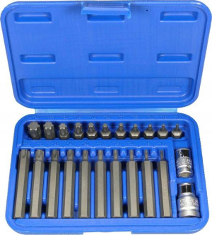 Bity, 23 szt., Torx T10-T50
