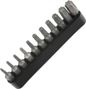 Bity, 11 szt., Torx T7-T45