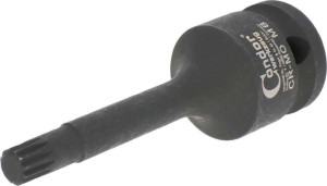 Nasadka 1/2" udarowa wielowpust M 8 x 78 mm
