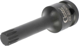 Nasadka 1/2" udarowa wielowpust M12 x 75 mm